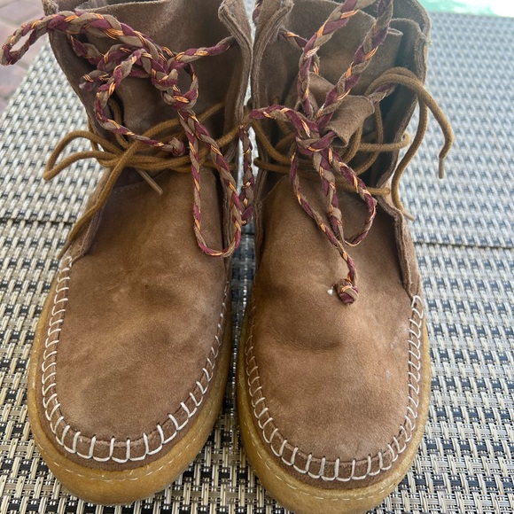 Laidback London Argo Camel Suede ankle boots, Size 37 - Picture 2 of 9